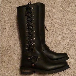 Women’s Milwaukee biker boots